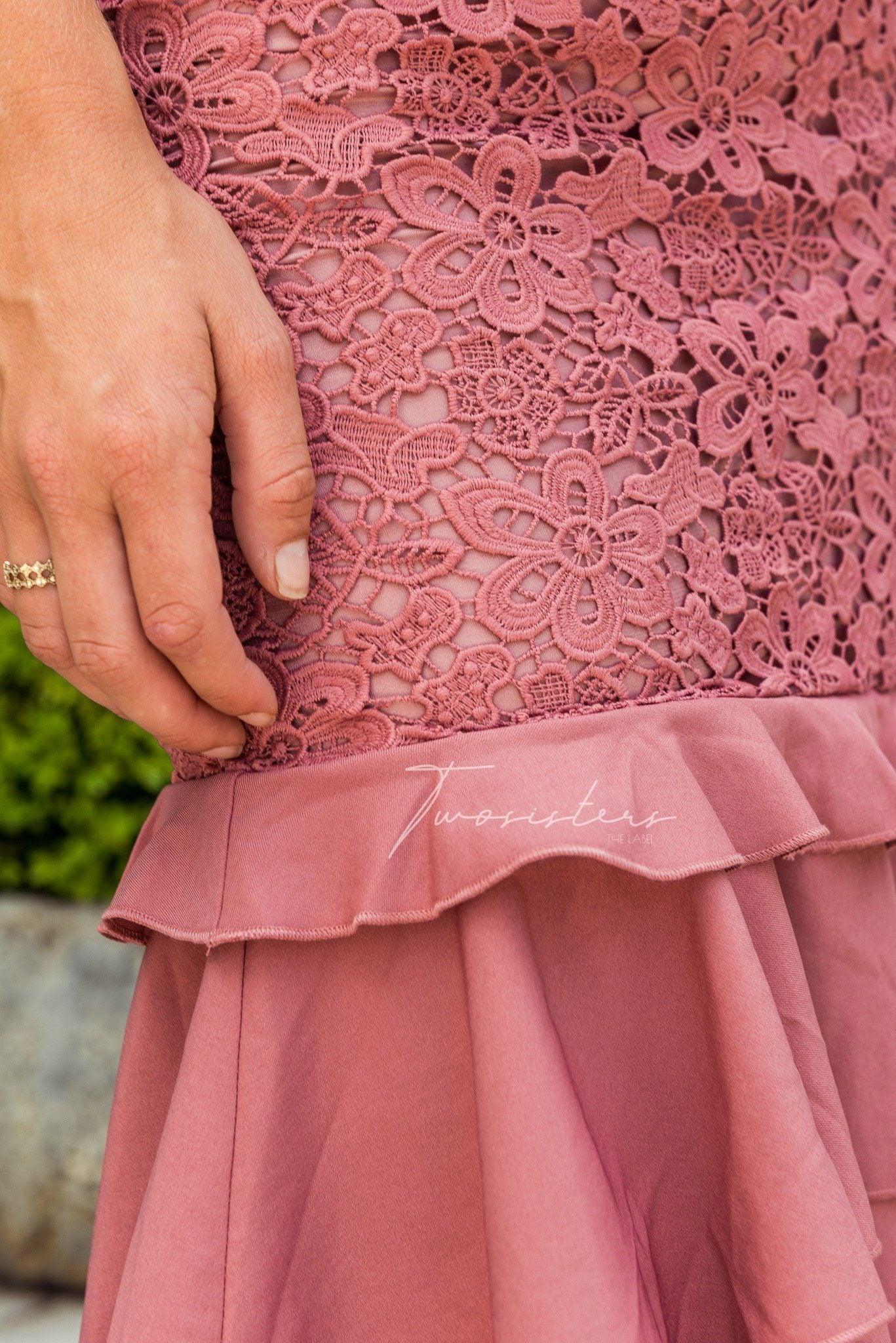 Sophia Dress - Mauve - Image 5
