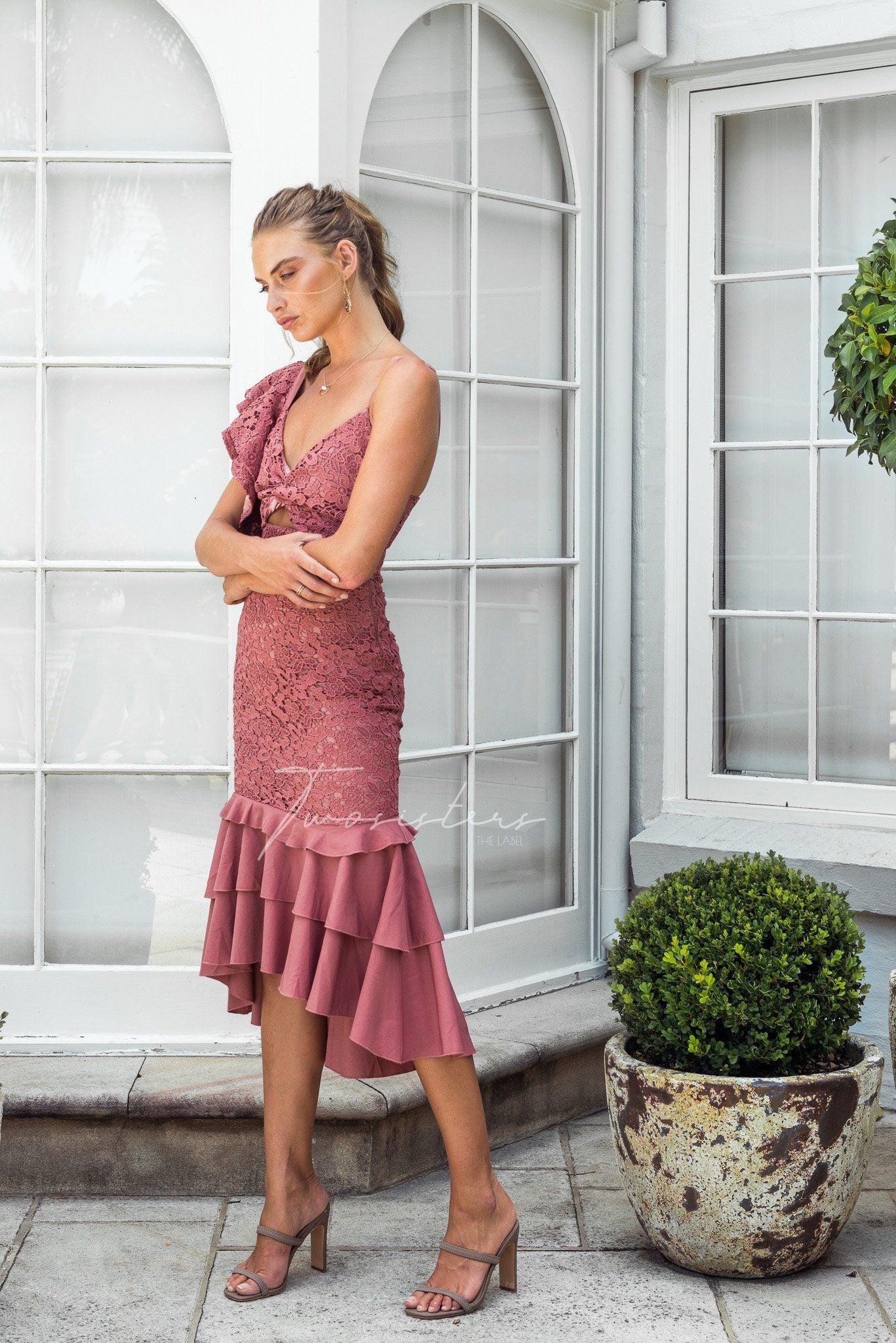 Sophia Dress - Mauve - Image 6