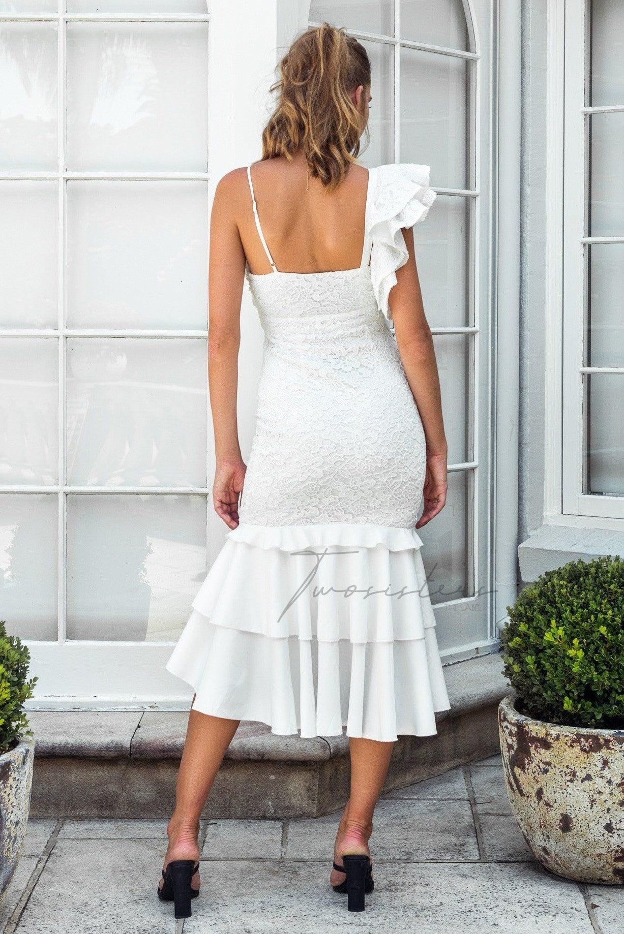 Sophia Dress - White - Image 3