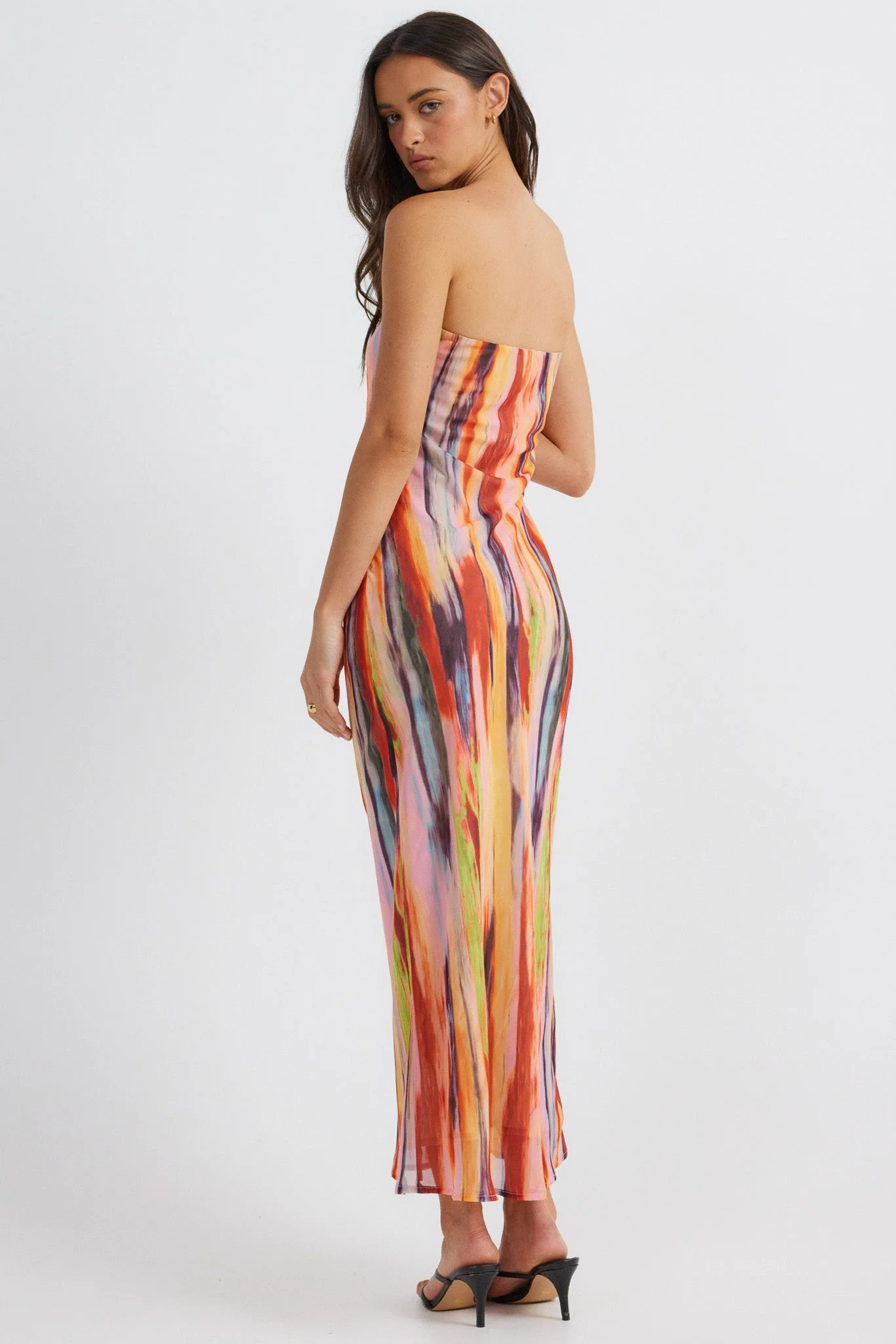 St Barts Strapless Maxi Dress - Print - Image 5