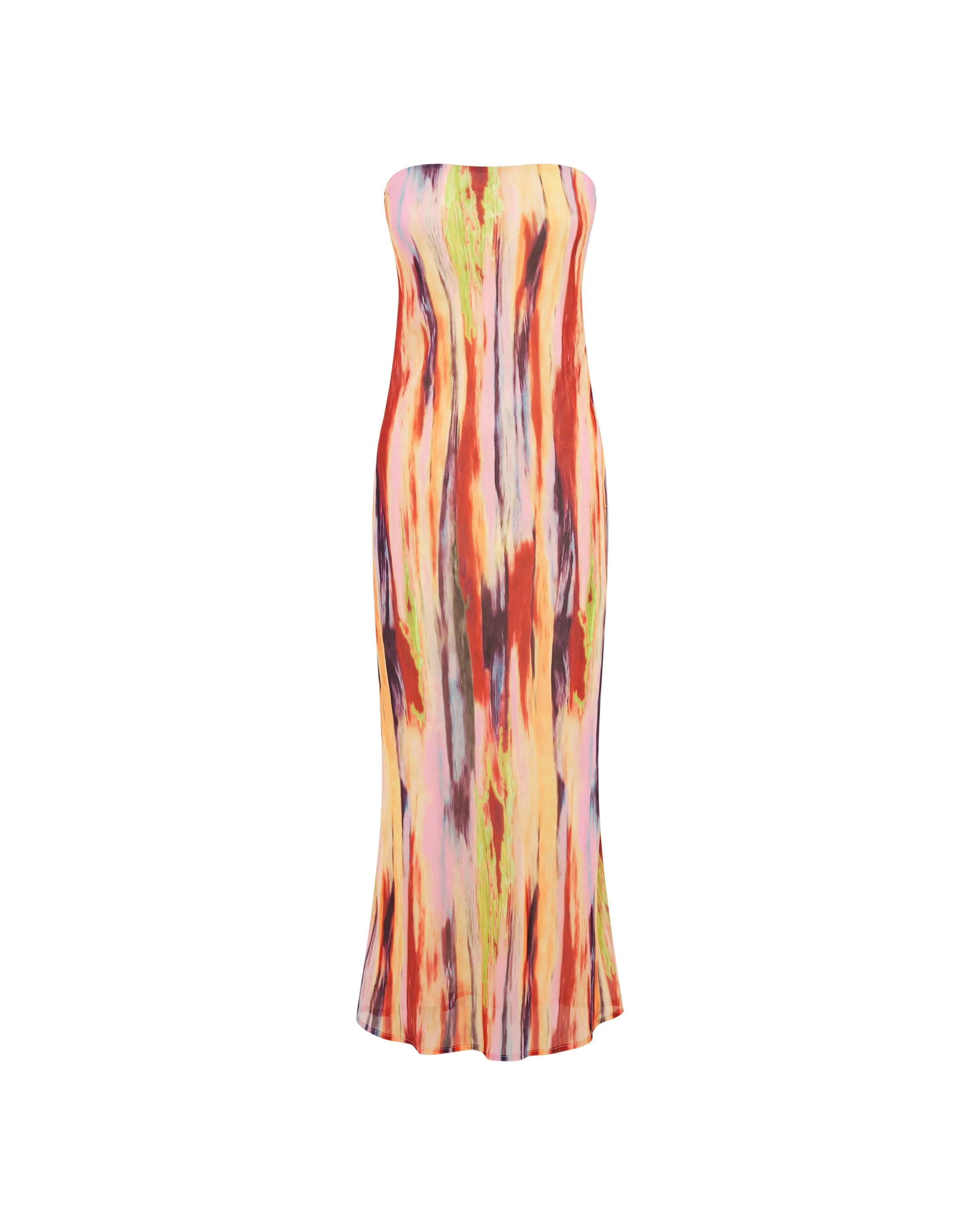St Barts Strapless Maxi Dress - Print - Image 6