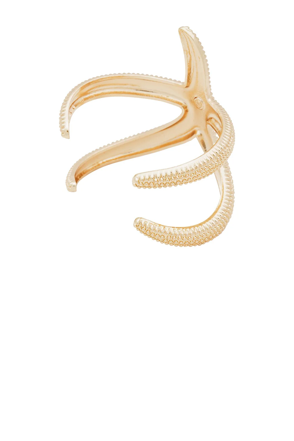 Starfish Cuff Bracelet - 18k Gold Plated - Image 4