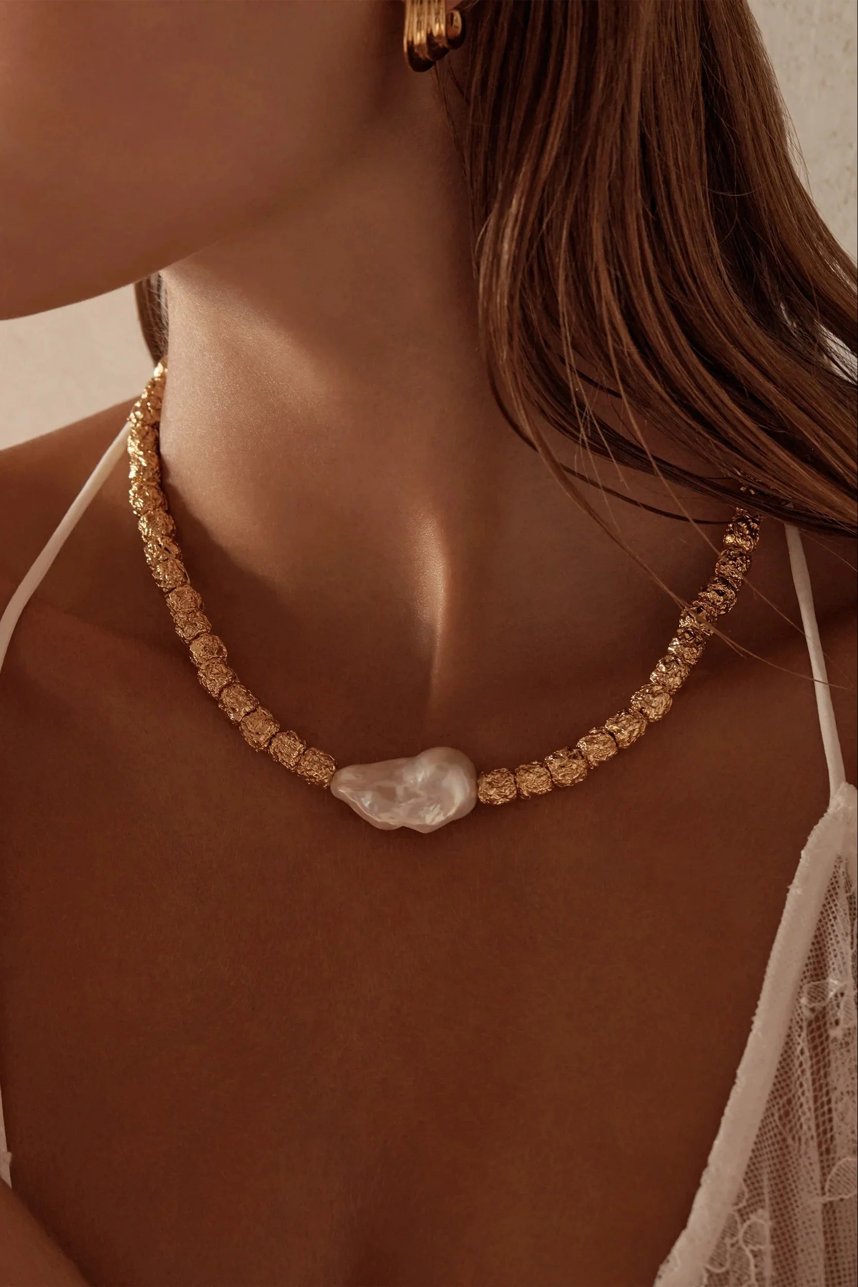 Stevie Necklace - 24K Gold Plated - Image 4