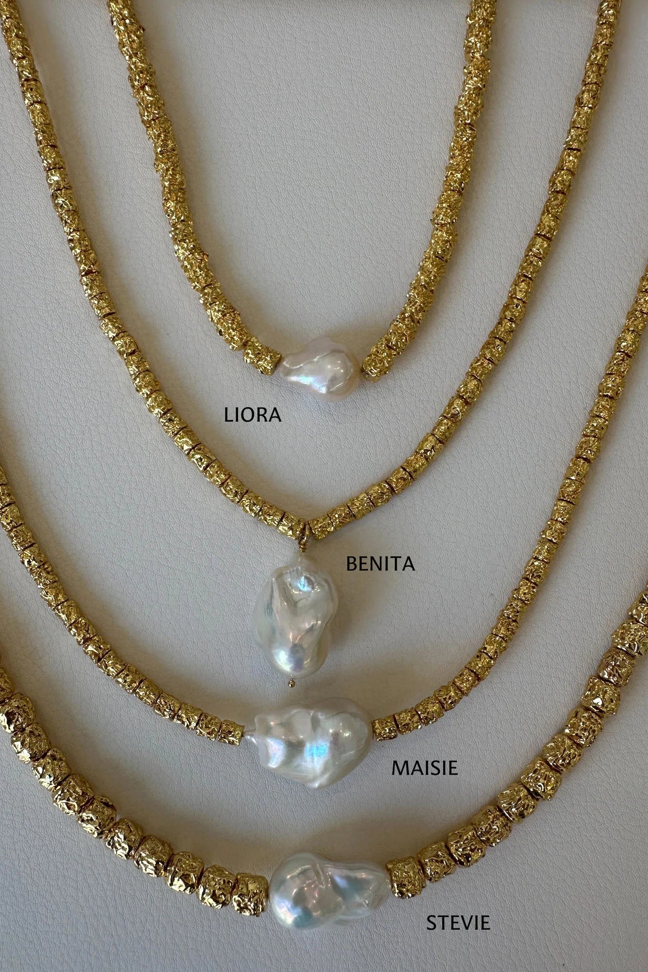 Stevie Necklace - 24K Gold Plated - Image 6