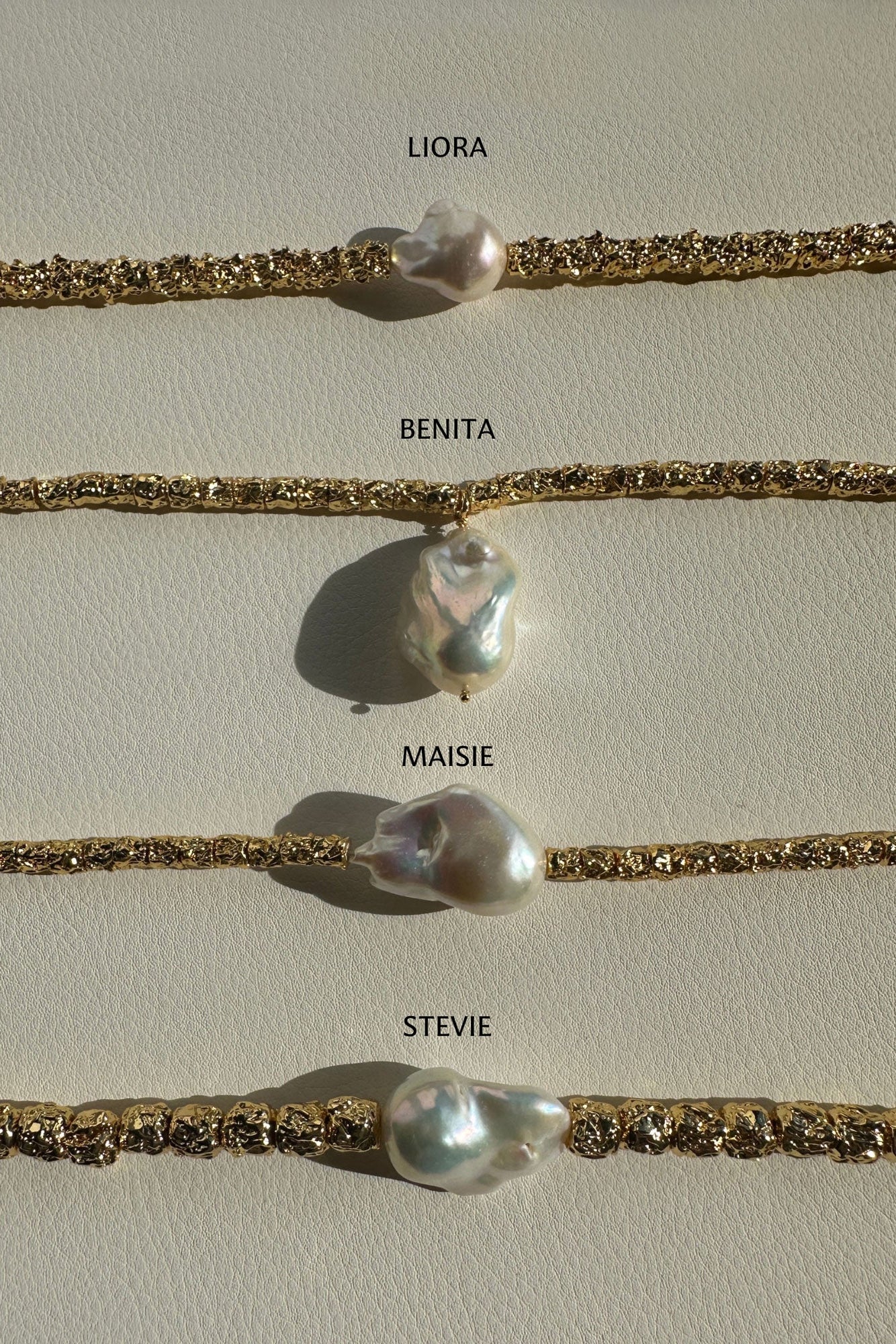 Stevie Necklace - 24K Gold Plated - Image 7