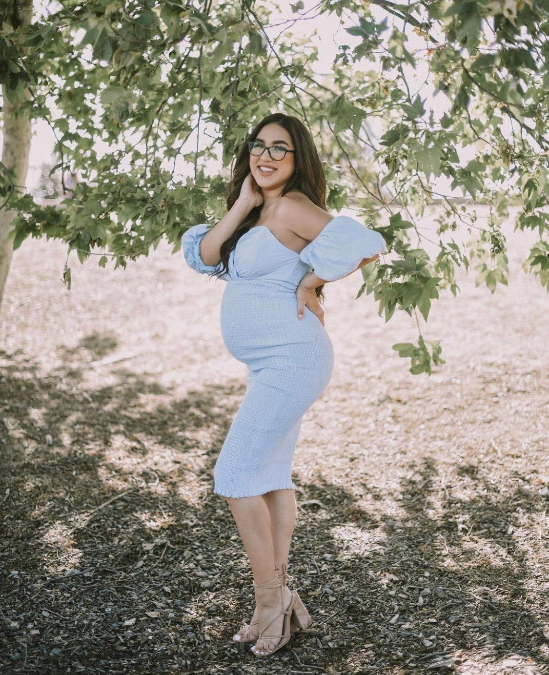 Sweetie Midi Dress - Baby Blue - Image 9