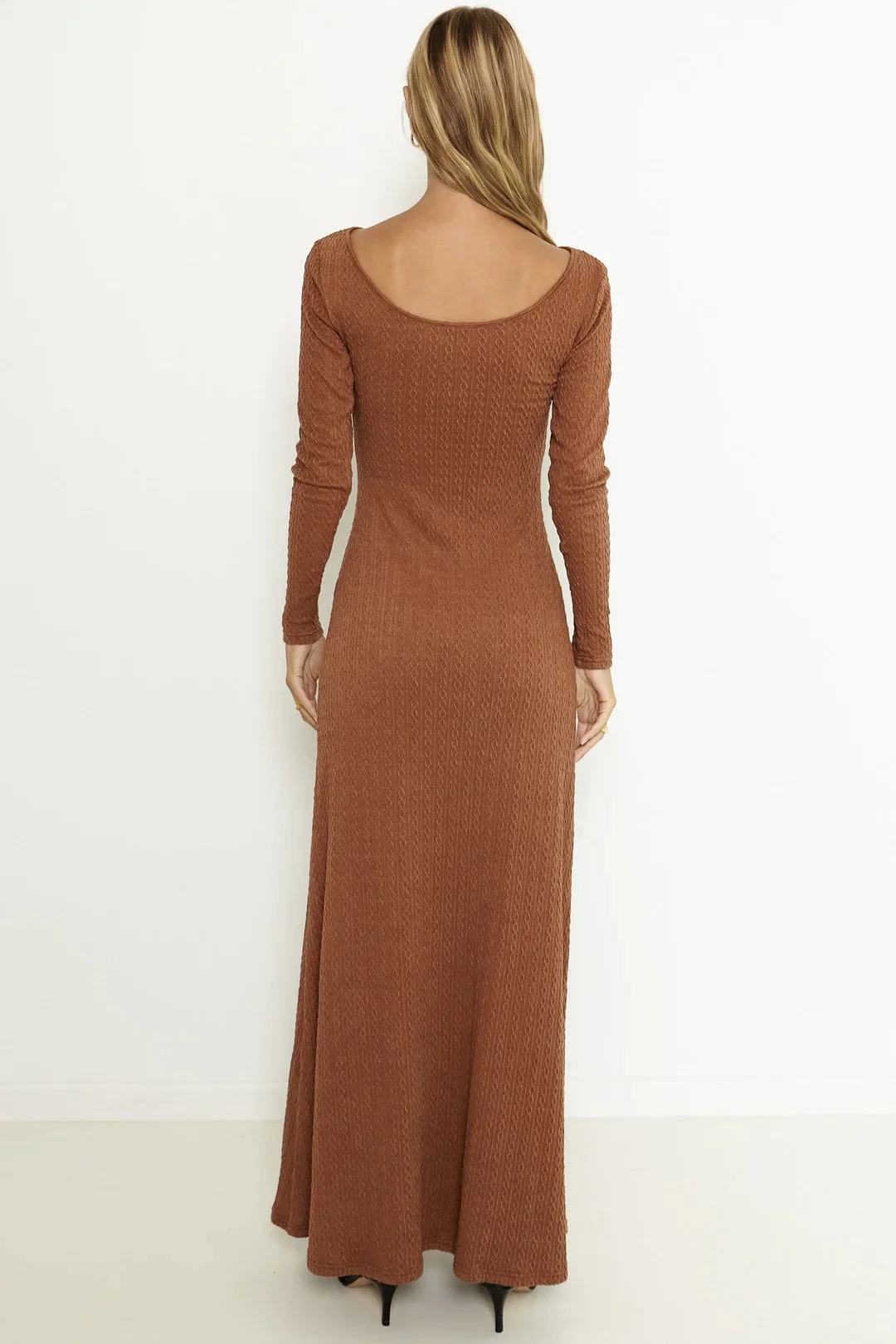 Tallulah Maxi Dress - Chestnut - Image 3