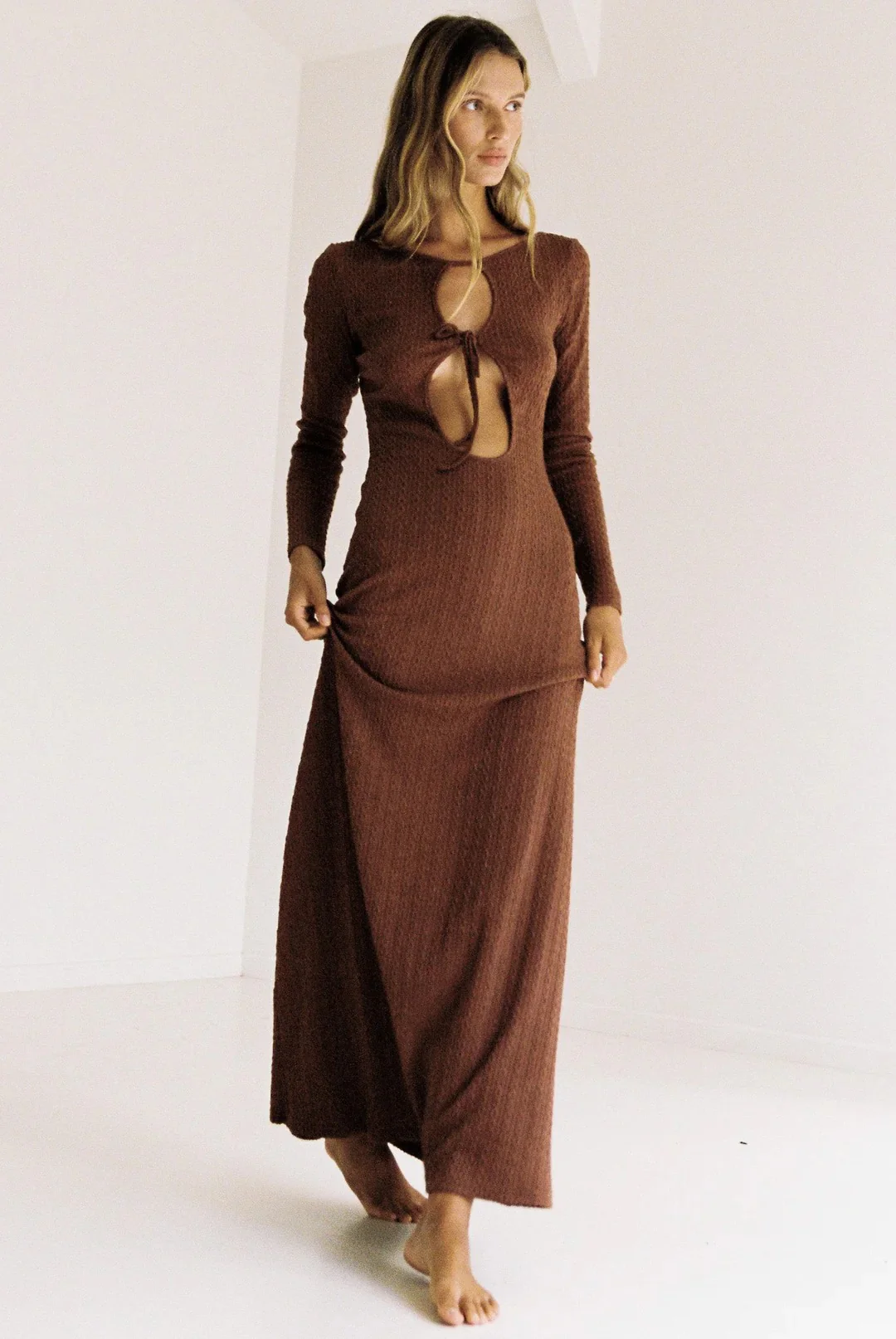 Tallulah Maxi Dress - Chestnut - Image 5