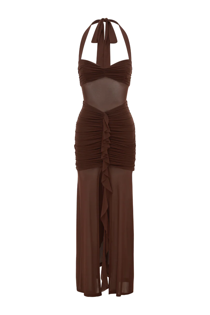 Tallula Maxi Dress - Espresso - Image 10