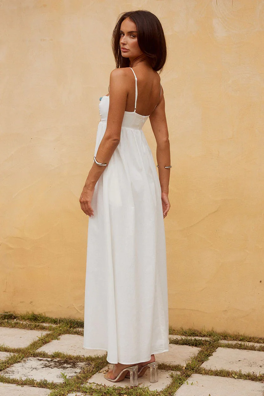 Tamala Maxi Dress - White - Image 2