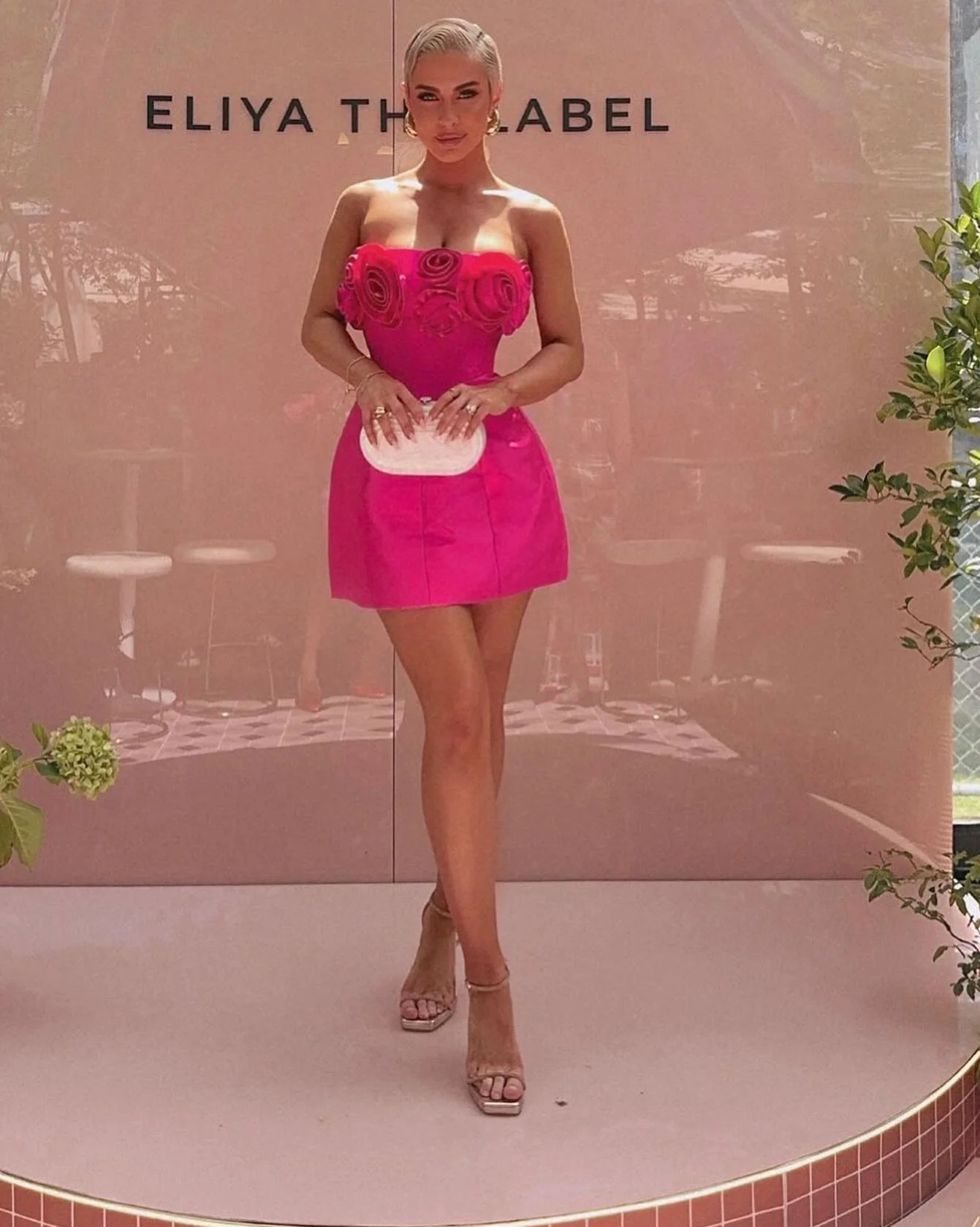 Tehanni Dress - Magenta - Image 10