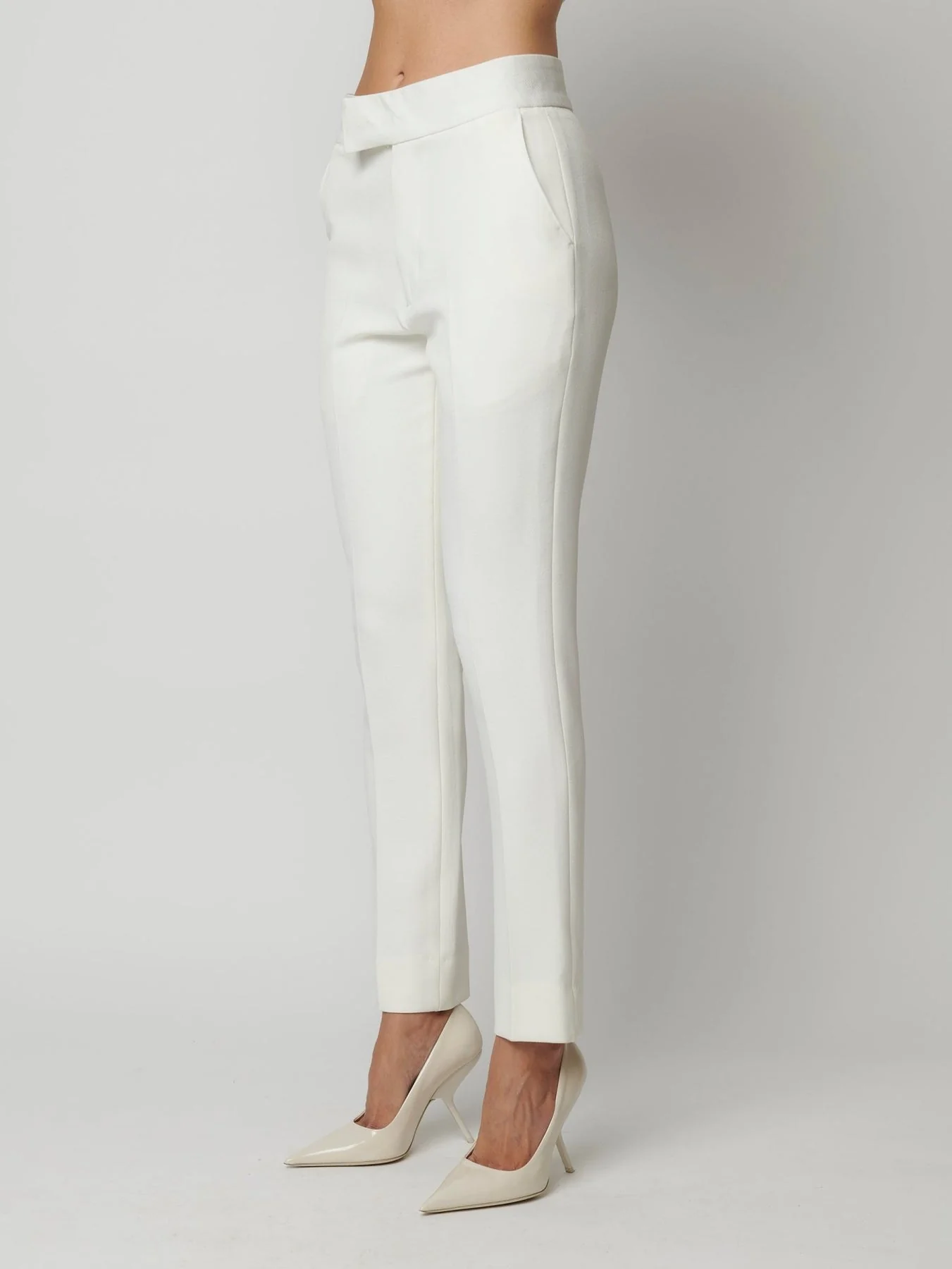 The Tuxedo Pant - Off White - Image 4