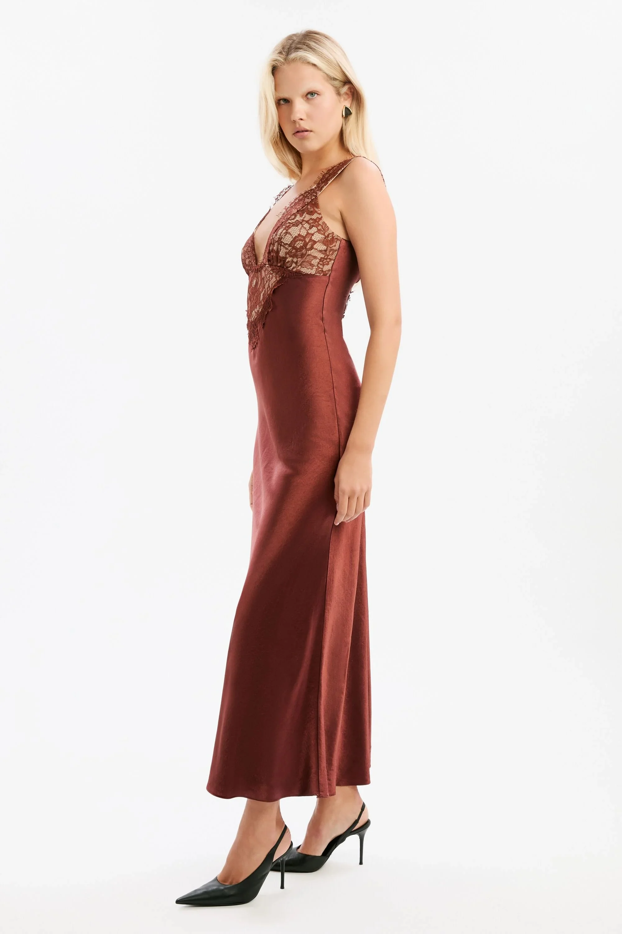 Torie Dress - Brick - Image 4