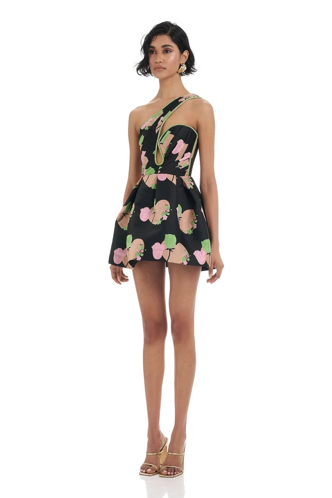 Trina Dress - Black Print - Image 5