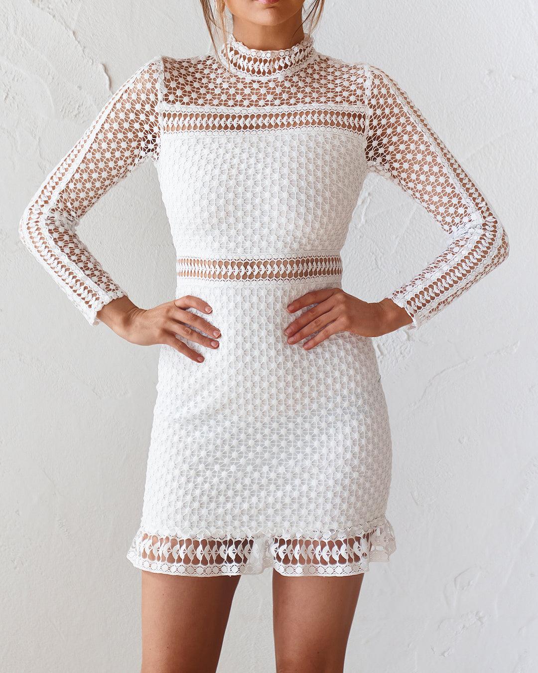 Trista Dress - White - Image 3