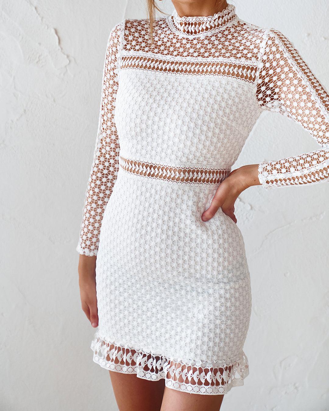 Trista Dress - White - Image 5