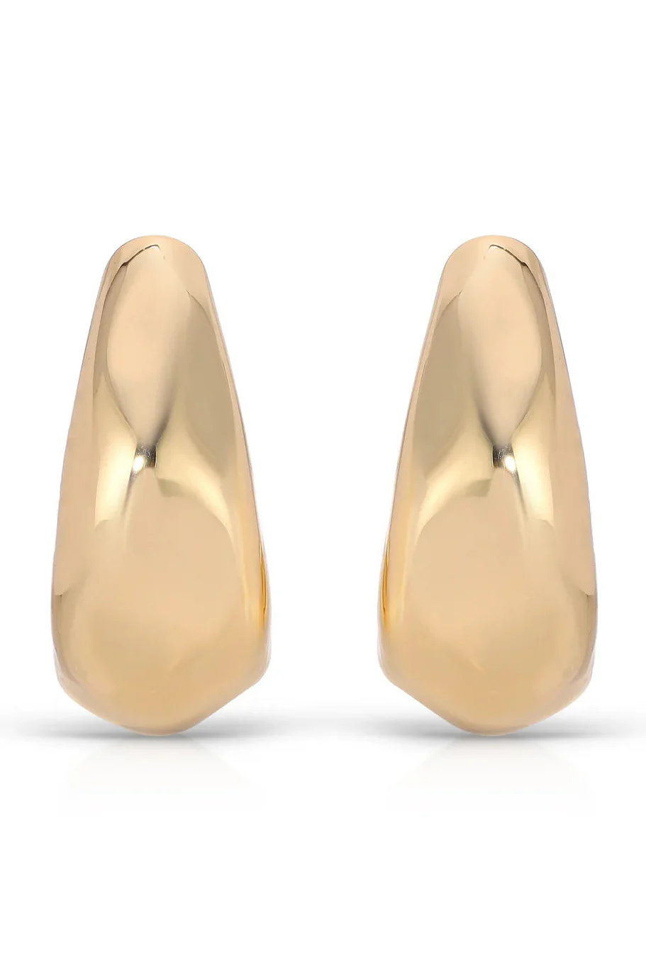 True Golden Hoop Earrings - Image 4