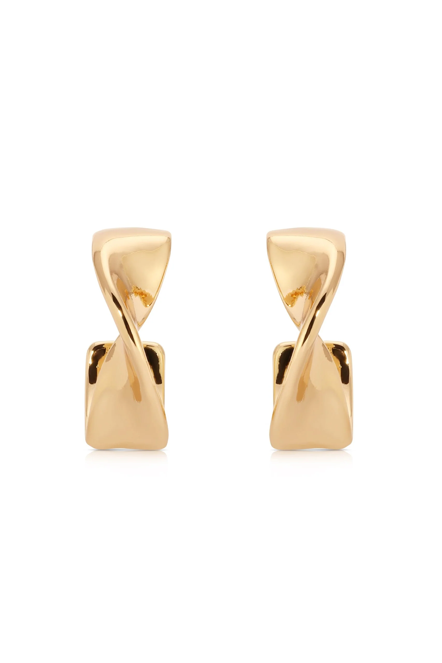 Twist Small Hoop Earrings - Image 3