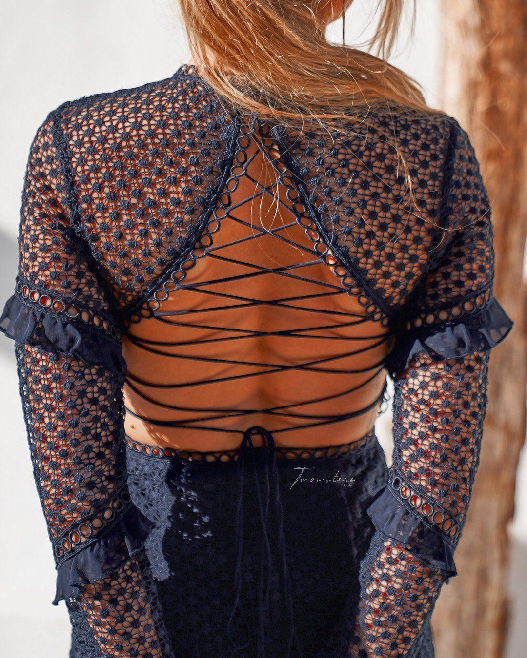 Parson Dress - Navy - Image 5