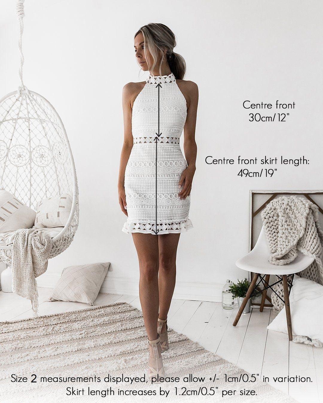 Rivers Dress - White - Image 7
