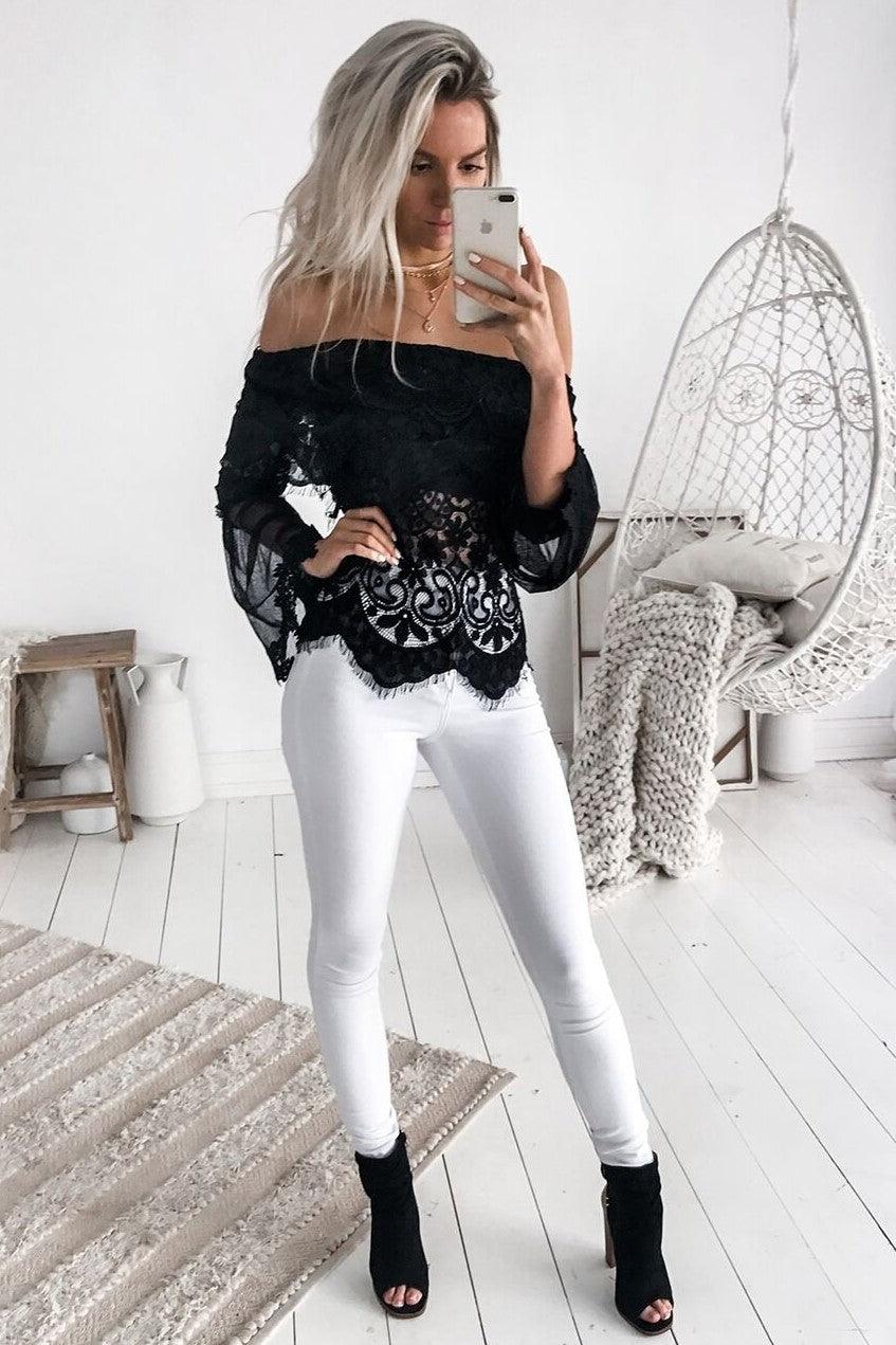 Gypsy Top - Black - Image 3