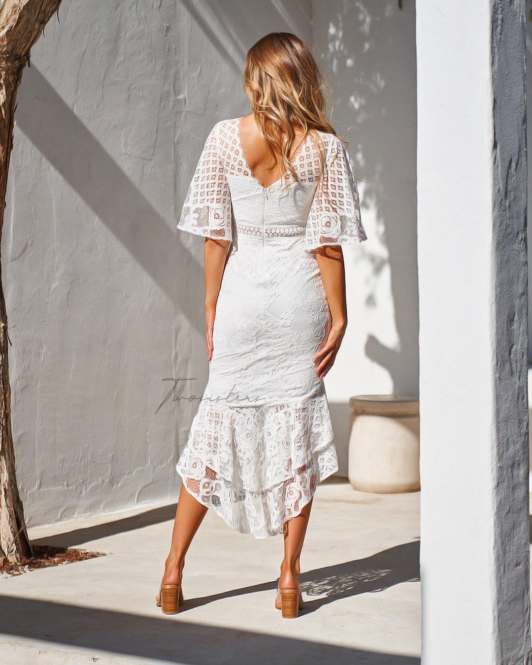 Reyna Dress - White - Image 2