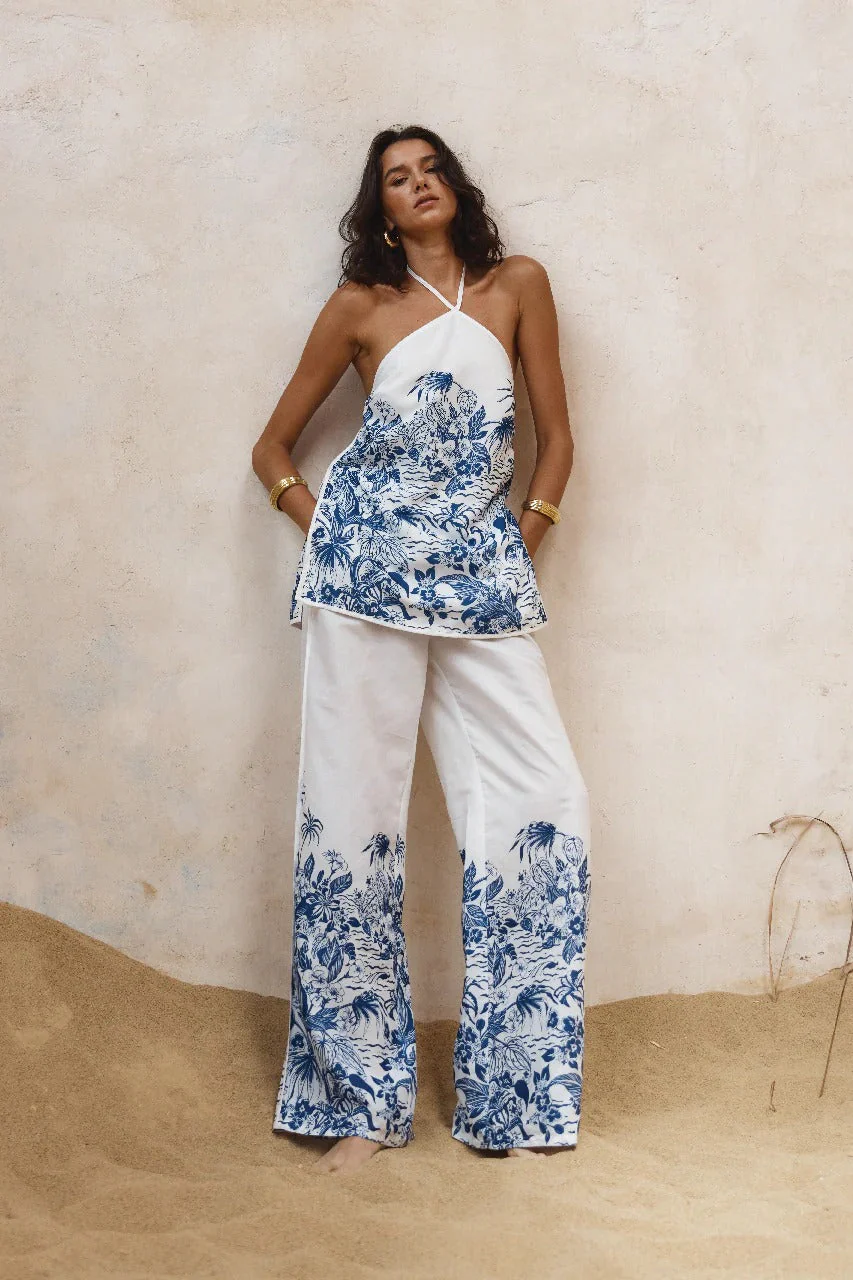 Valence Top - Blue/White - Image 6
