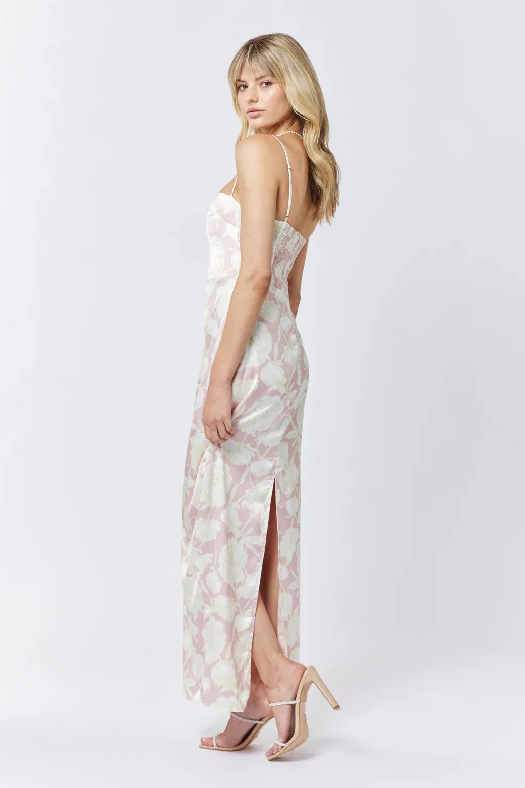 Valeria Floral Dress - Pink - Image 3