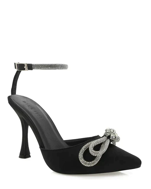 Valery Diamante Heels - Black - Image 3