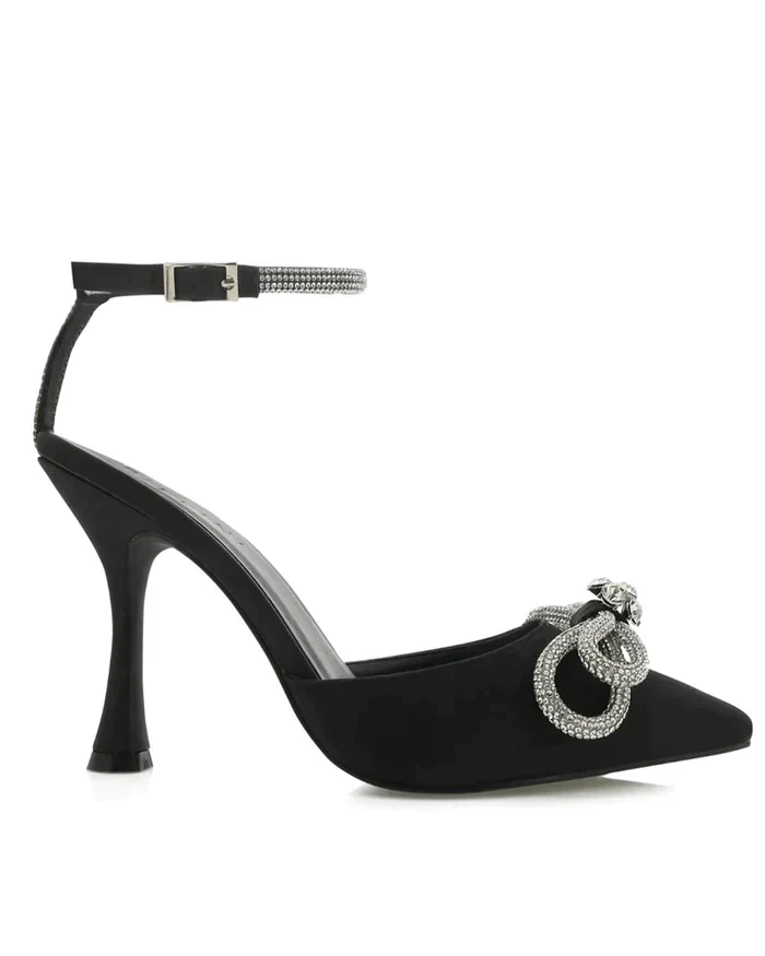 Valery Diamante Heels - Black - Image 4