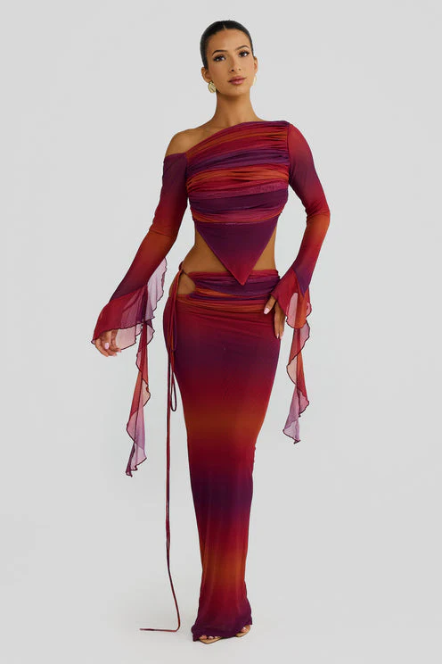 Valetta Skirt - Sunset Ombre - Image 3