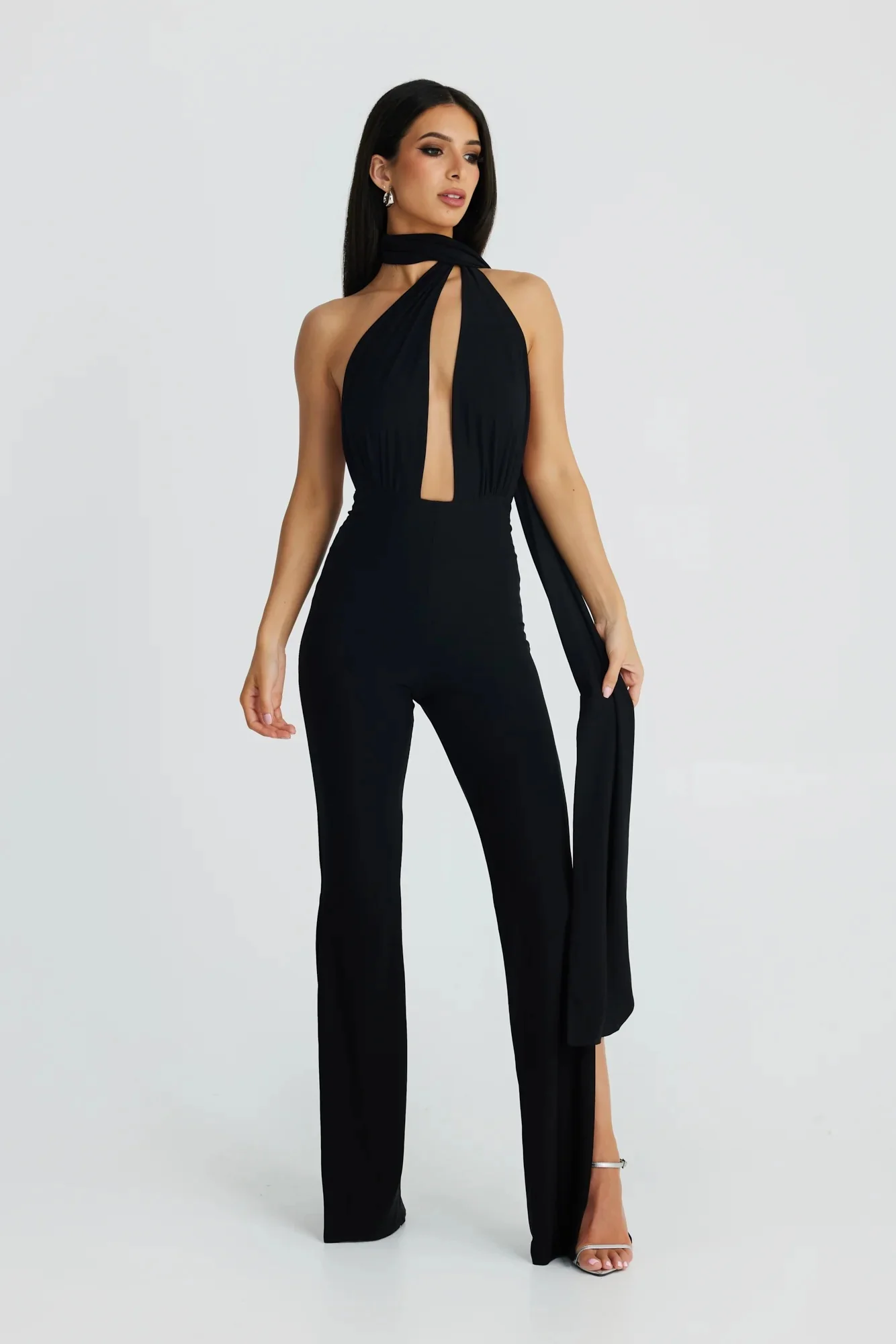 Vera Multi-Way Jumpsuit - Black - Image 10