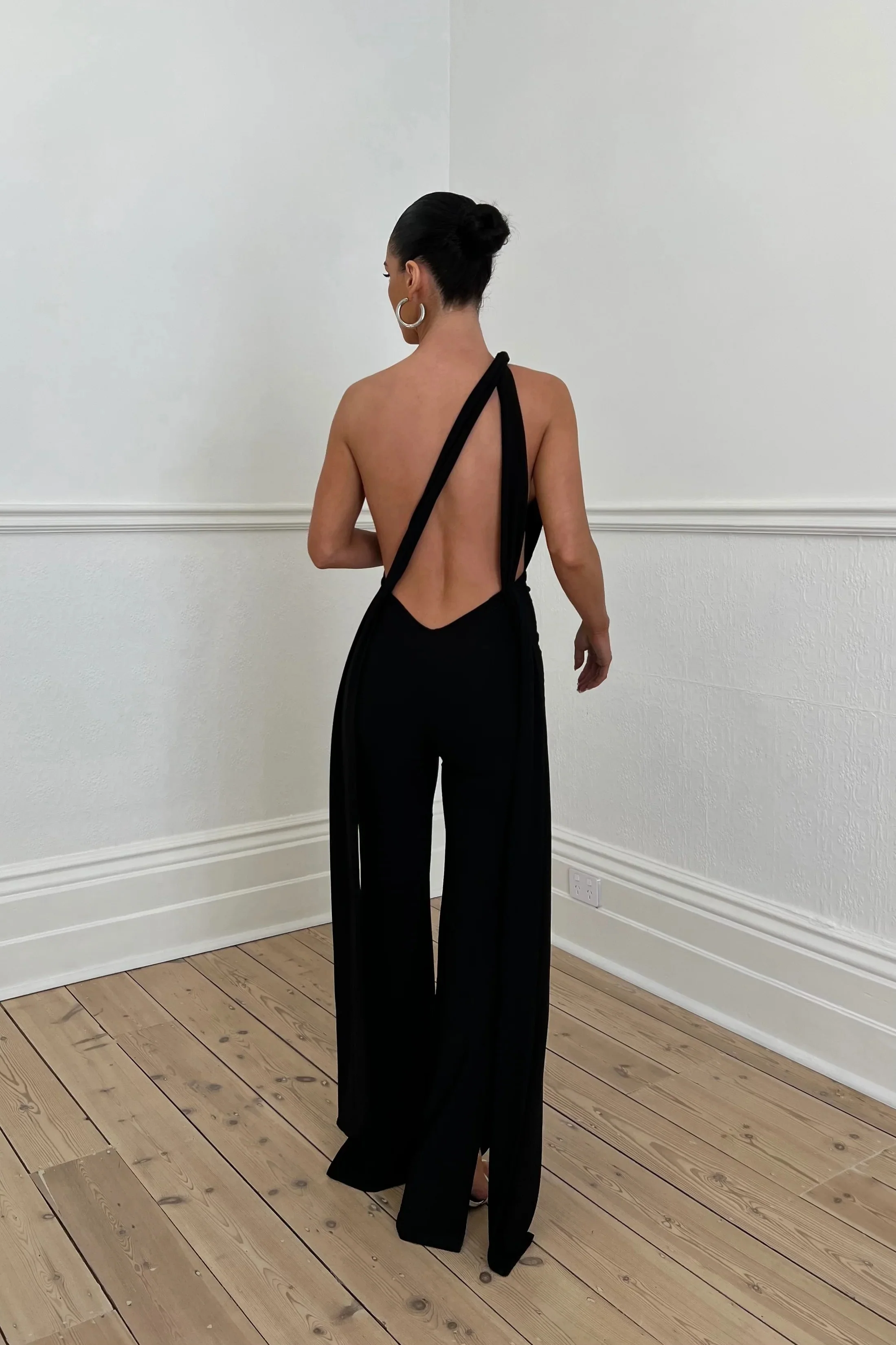 Vera Multi-Way Jumpsuit - Black - Image 7