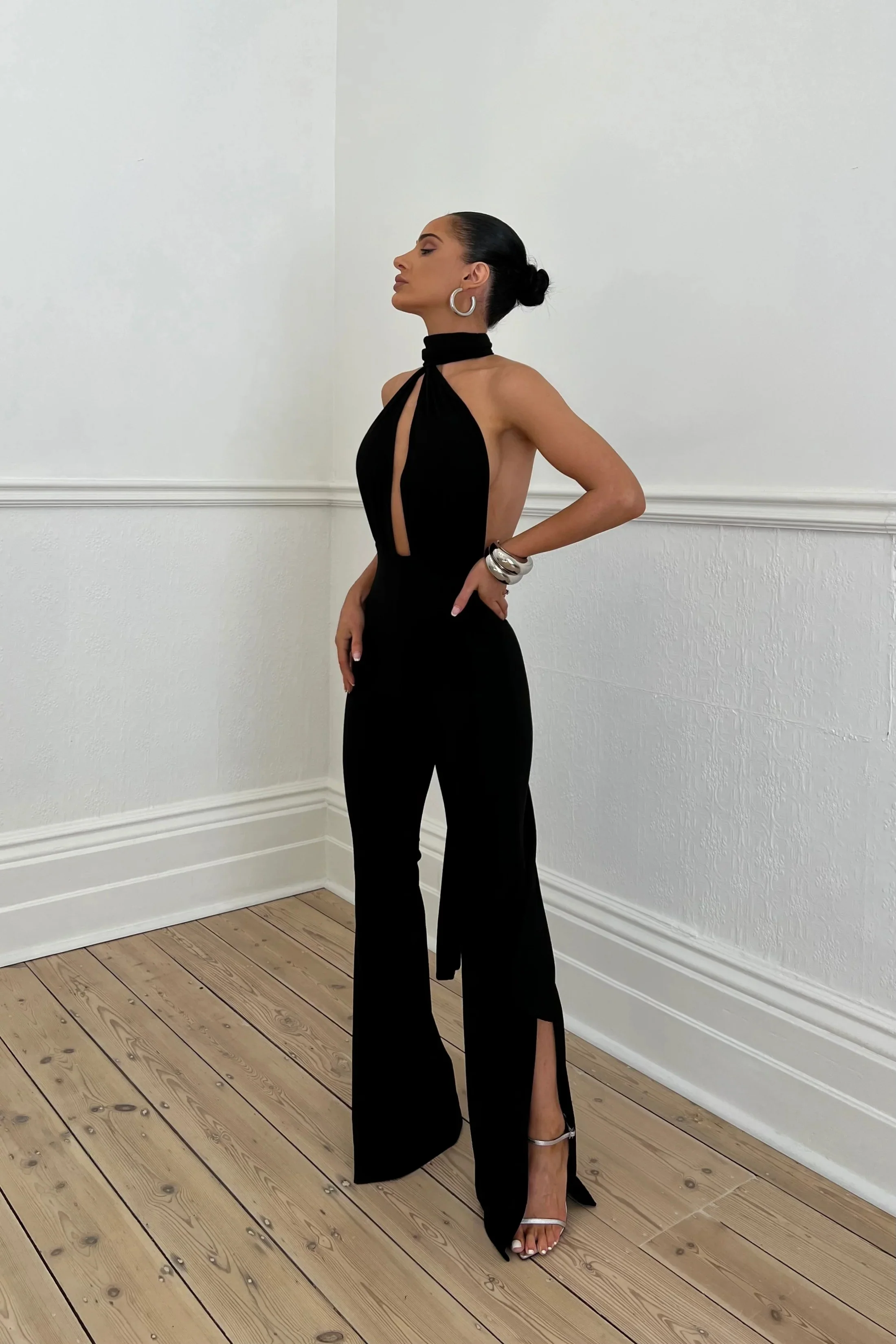 Vera Multi-Way Jumpsuit - Black - Image 8