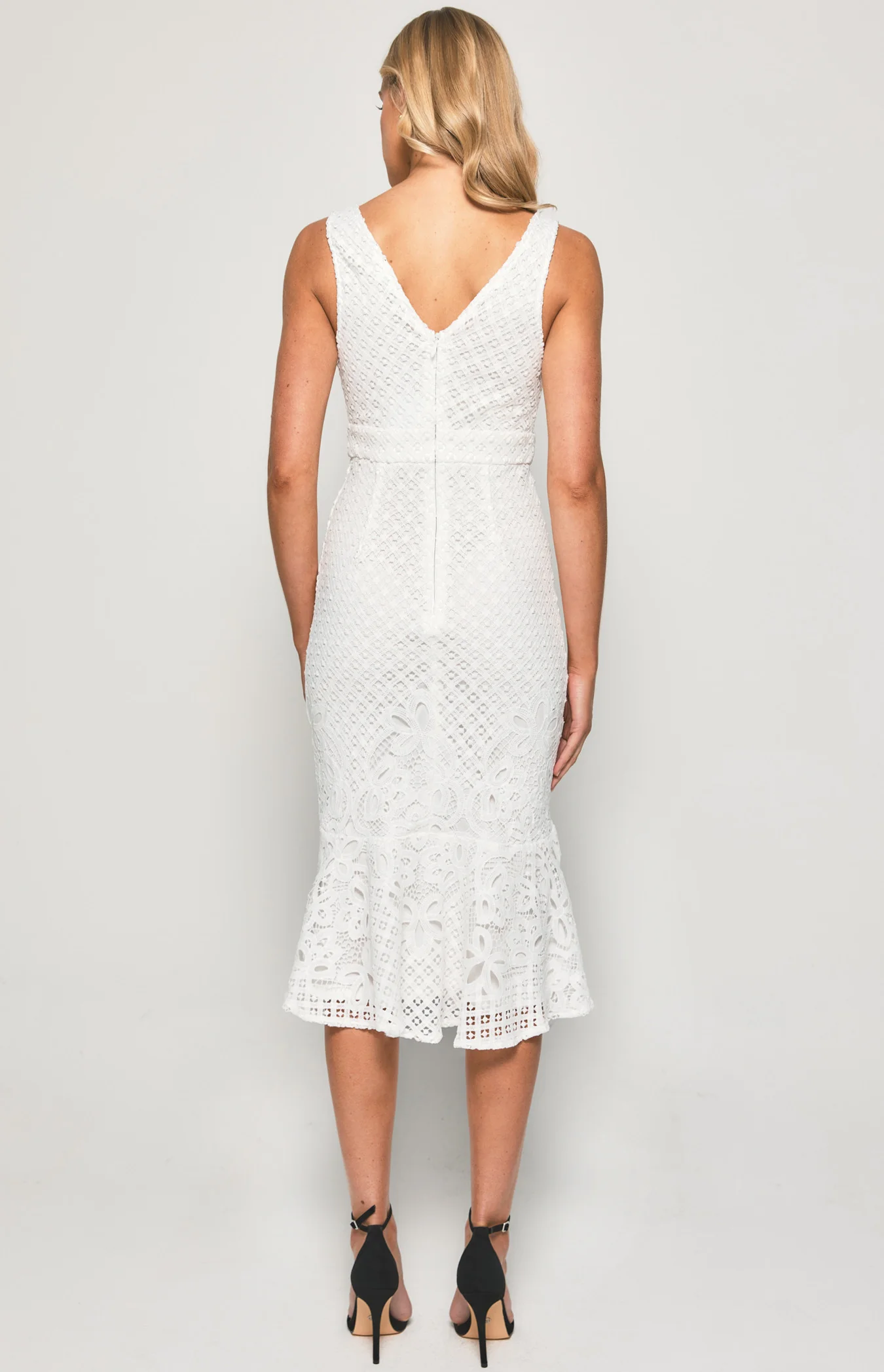 Verena Midi Dress - White - Image 2