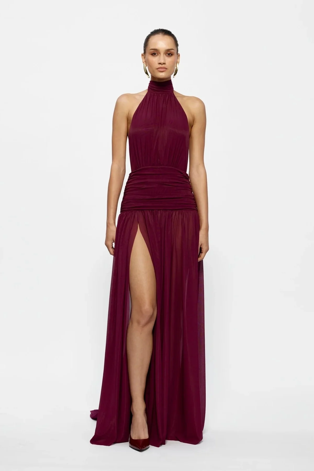 Verity Gown - Burgundy