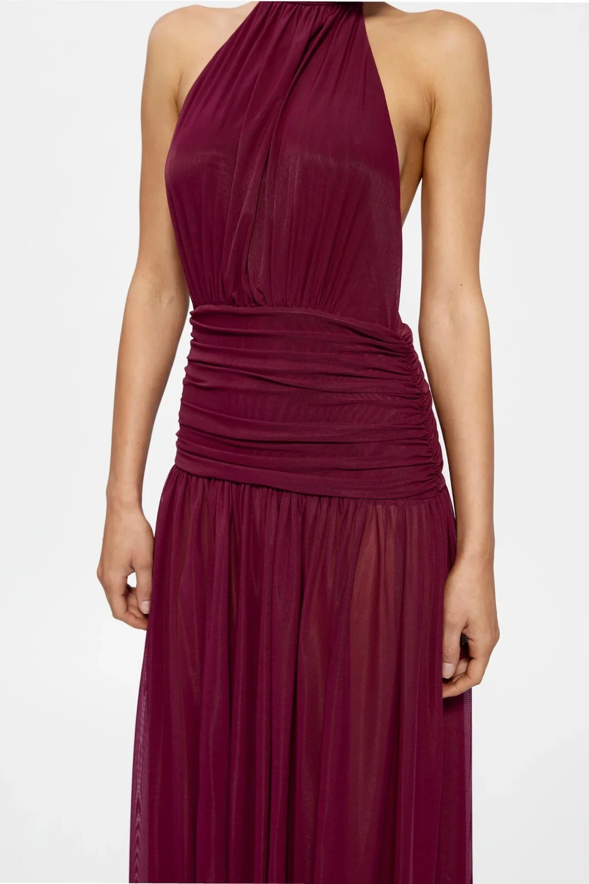 Verity Gown - Burgundy - Image 5