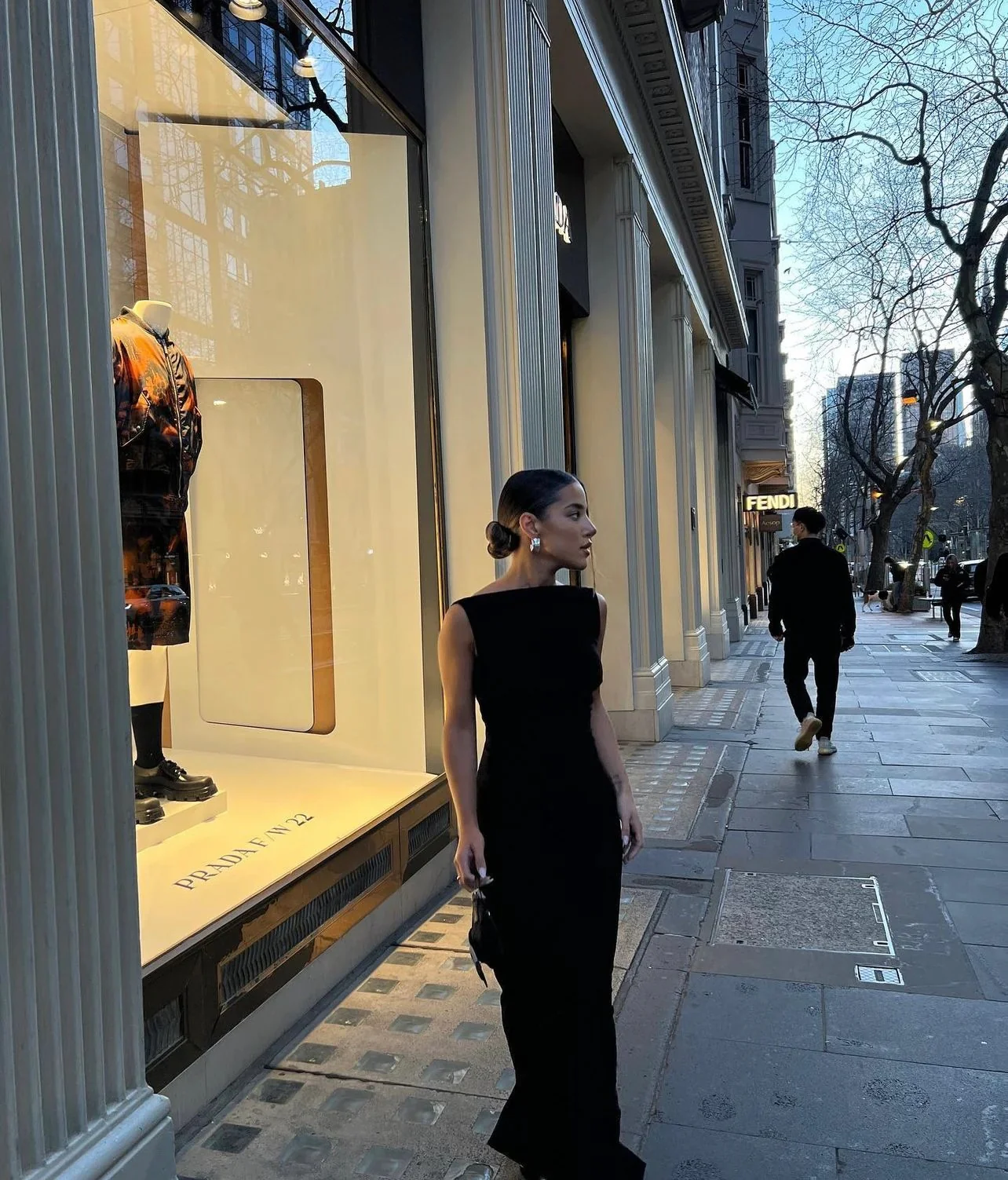 Verona Gown - Black - Image 8