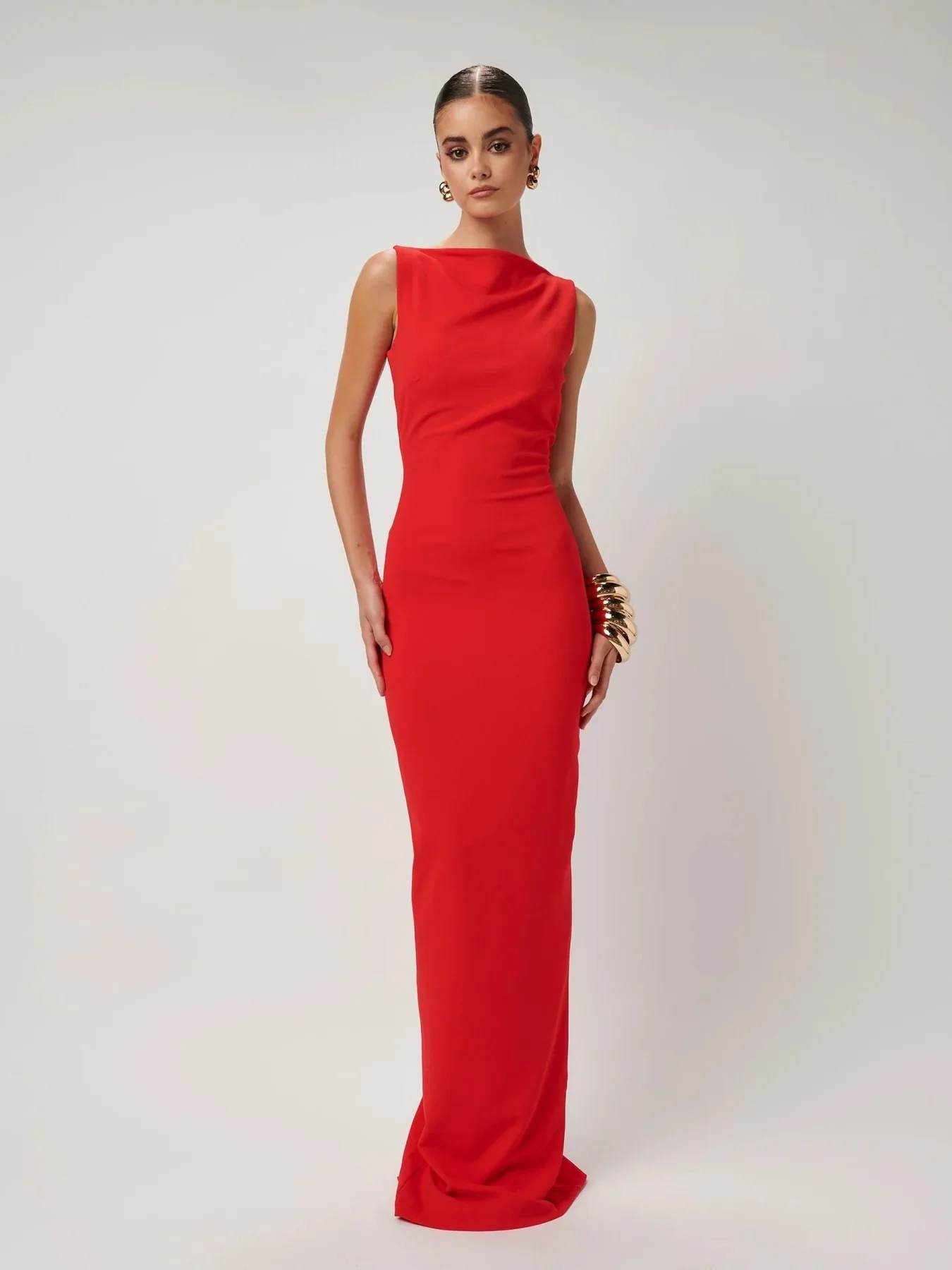 Verona Gown - Cherry Red - Image 7