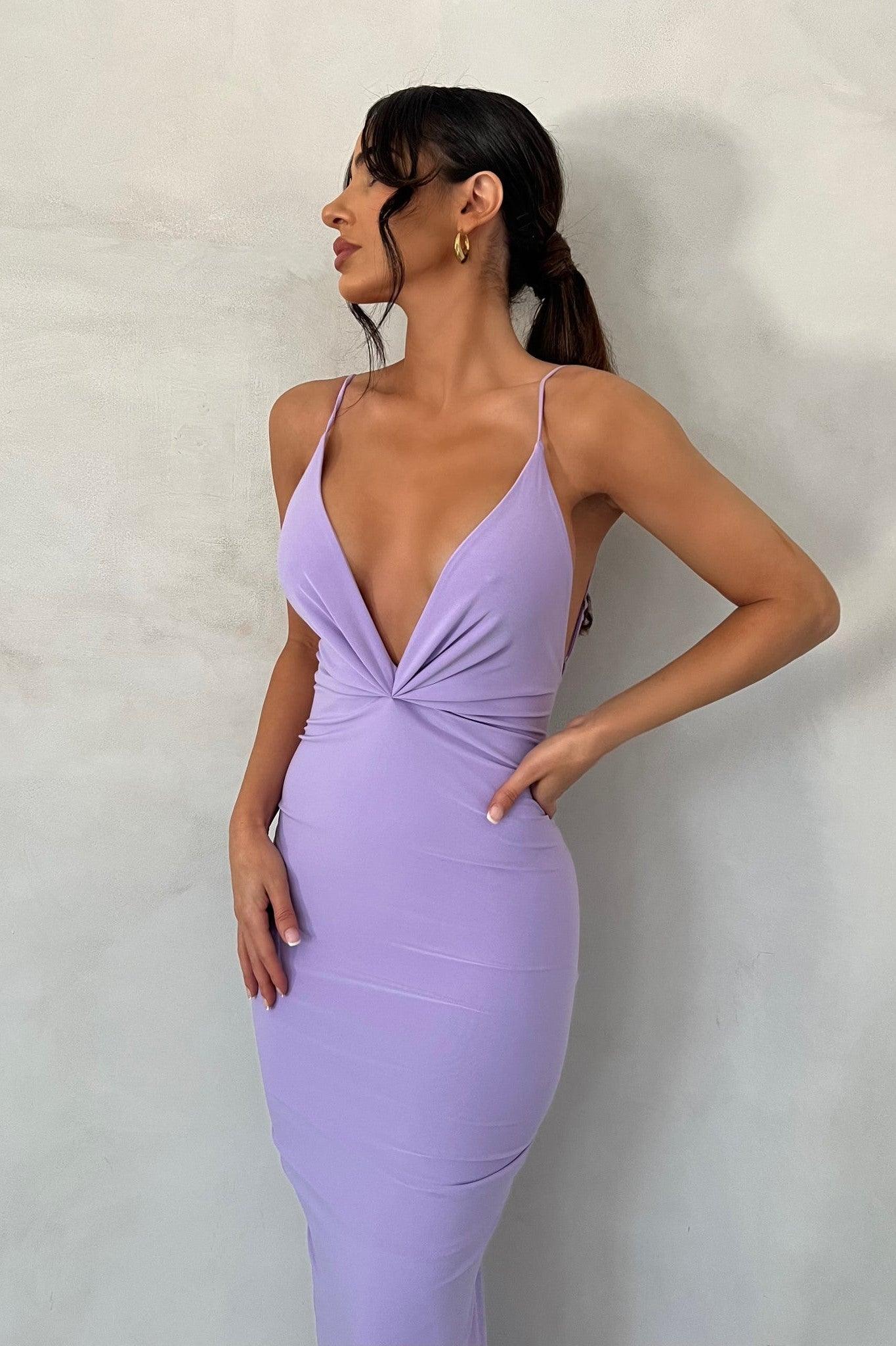 Veronica Dress - Lilac - Image 3