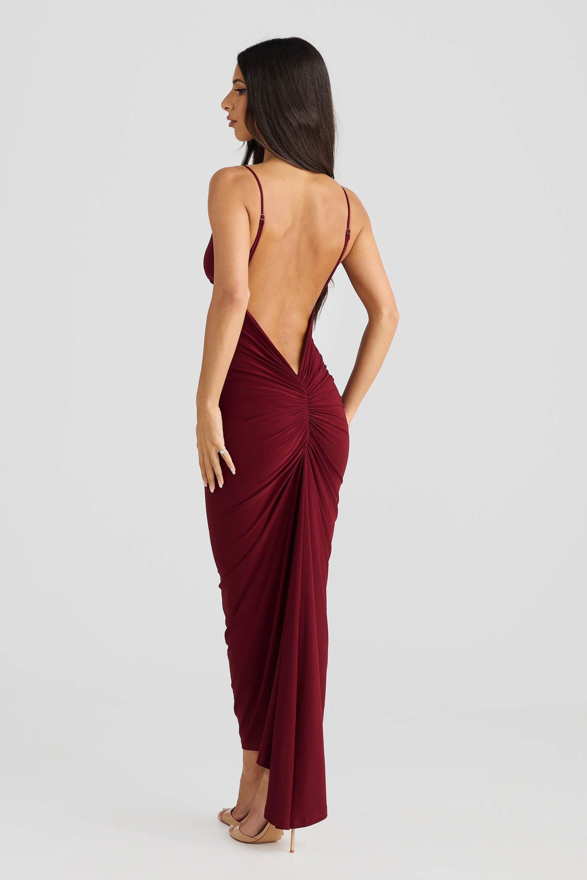 Veronica Dress - Shiraz - Image 2