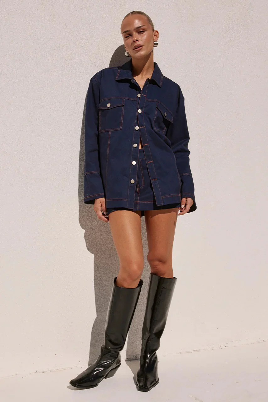 Veronica Jacket - Navy