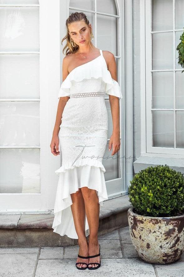 Victoria Dress - White - Image 3