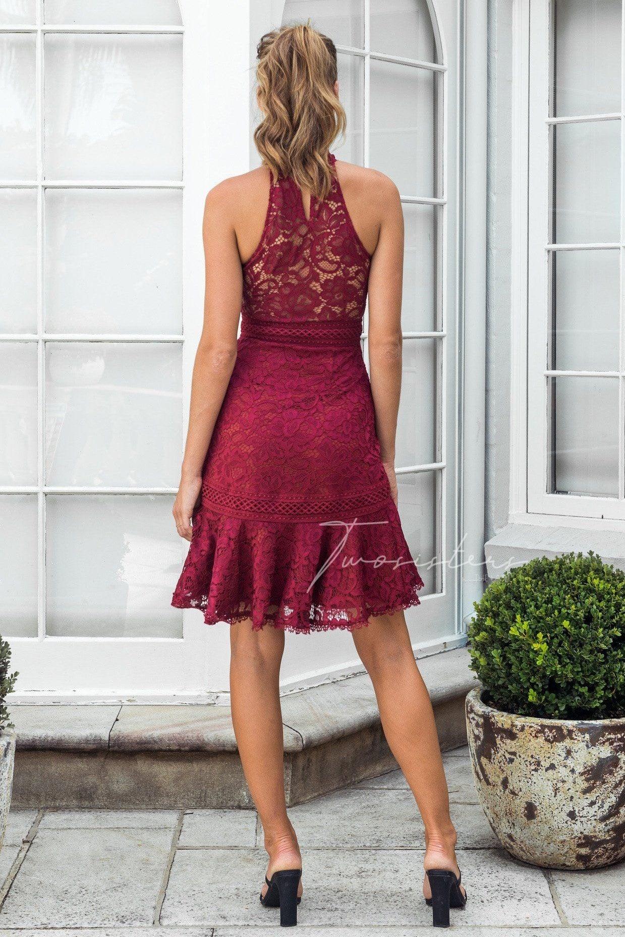 Violet Dress - Red - Image 2
