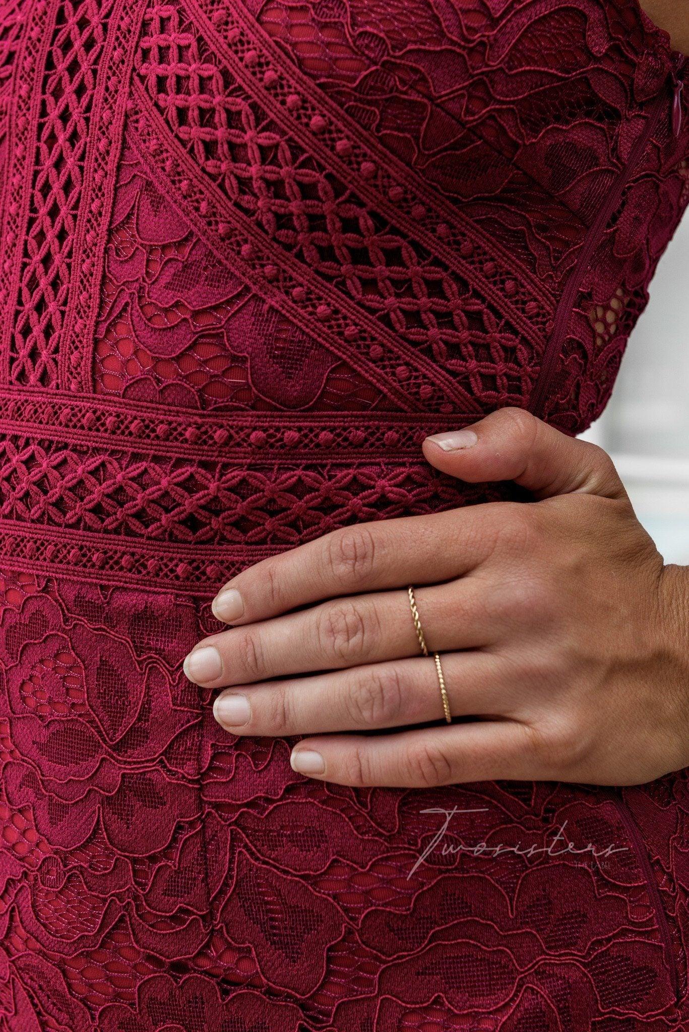 Violet Dress - Red - Image 7