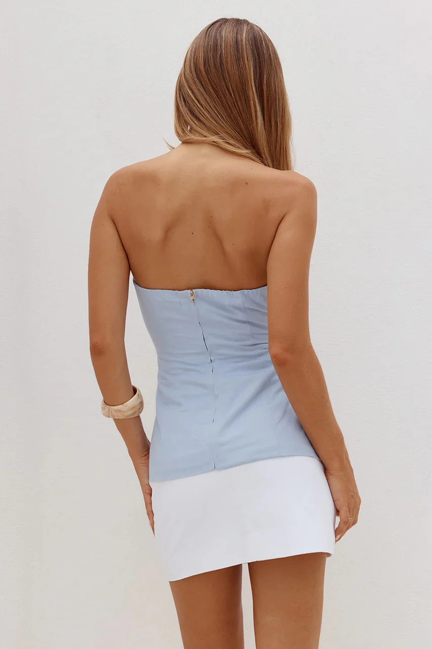 Viviana Top - Powder Blue - Image 2