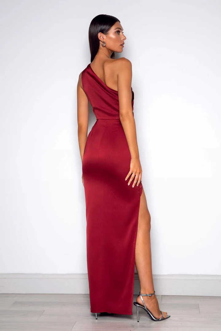 Wenona Dress - Wine - Image 2