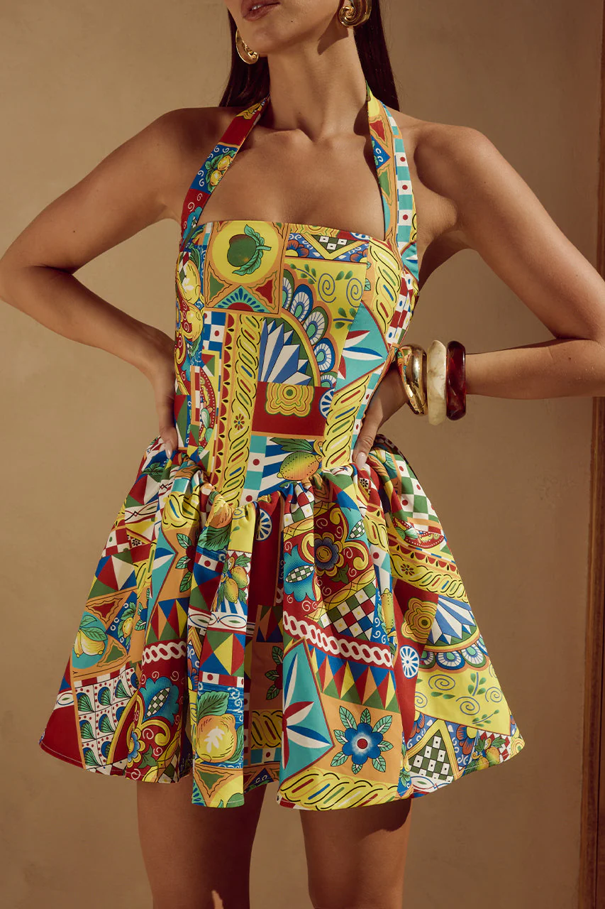 Winslow Mini Dress - Phaedra Print - Image 4