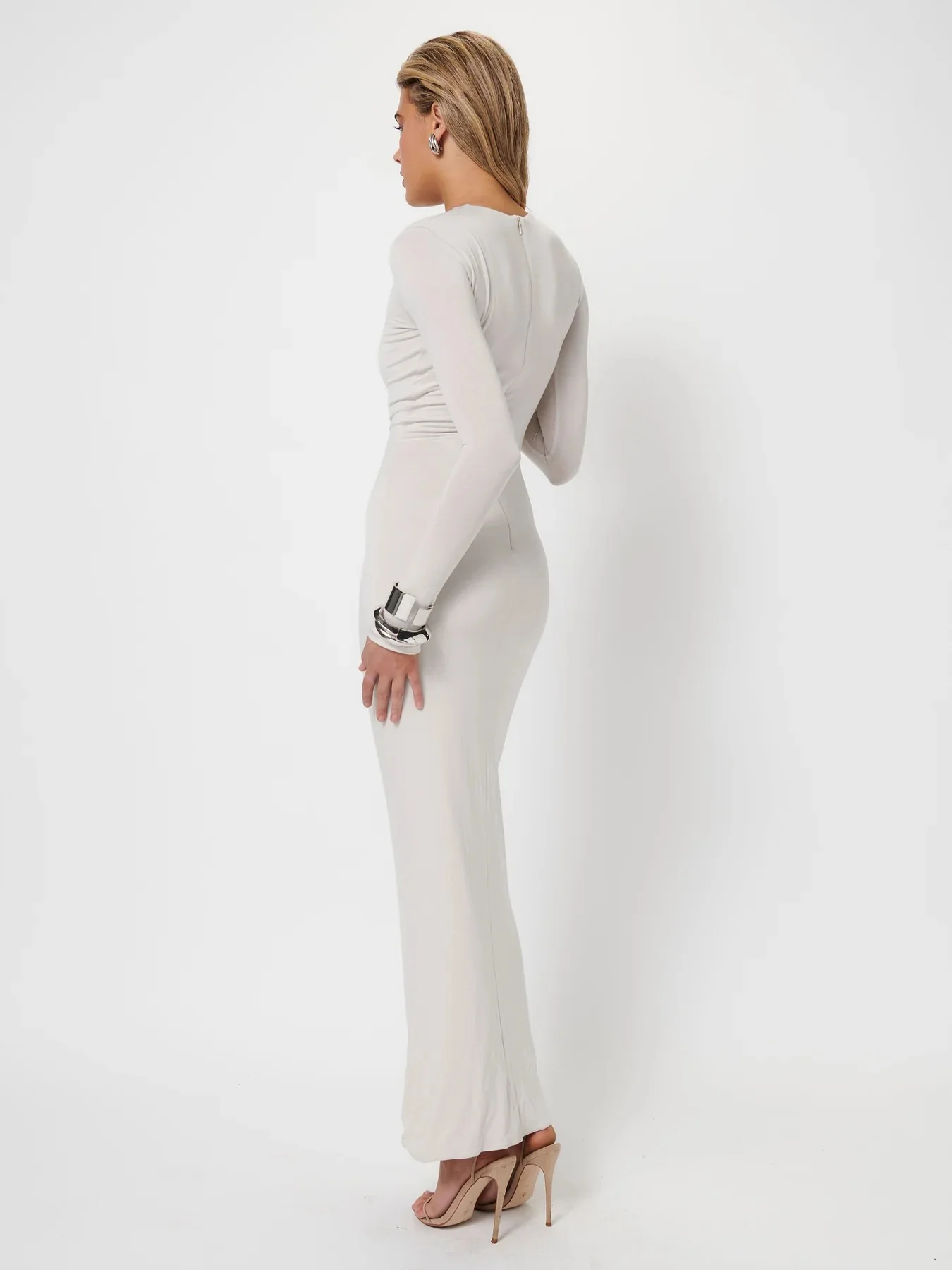 Xander Dress - Oyster - Image 4