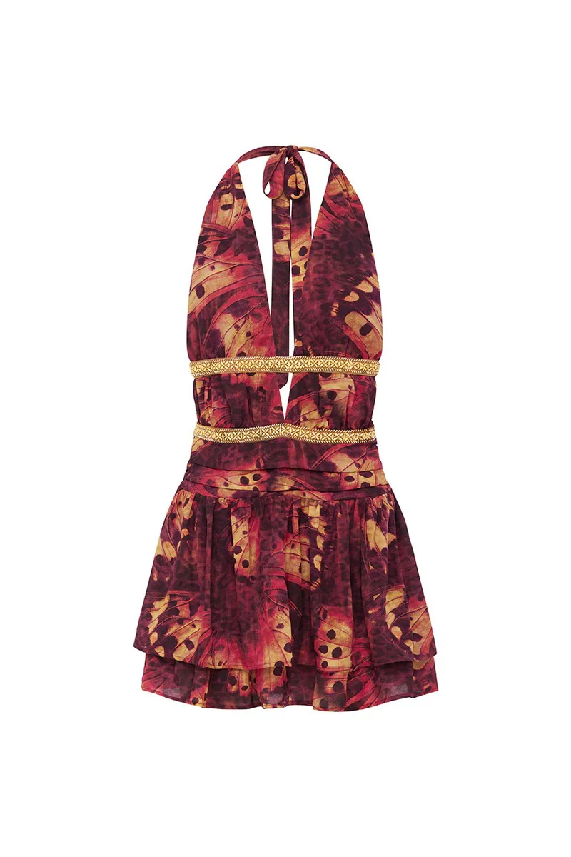 Xylia Mini Dress - Eliana Red - Image 5